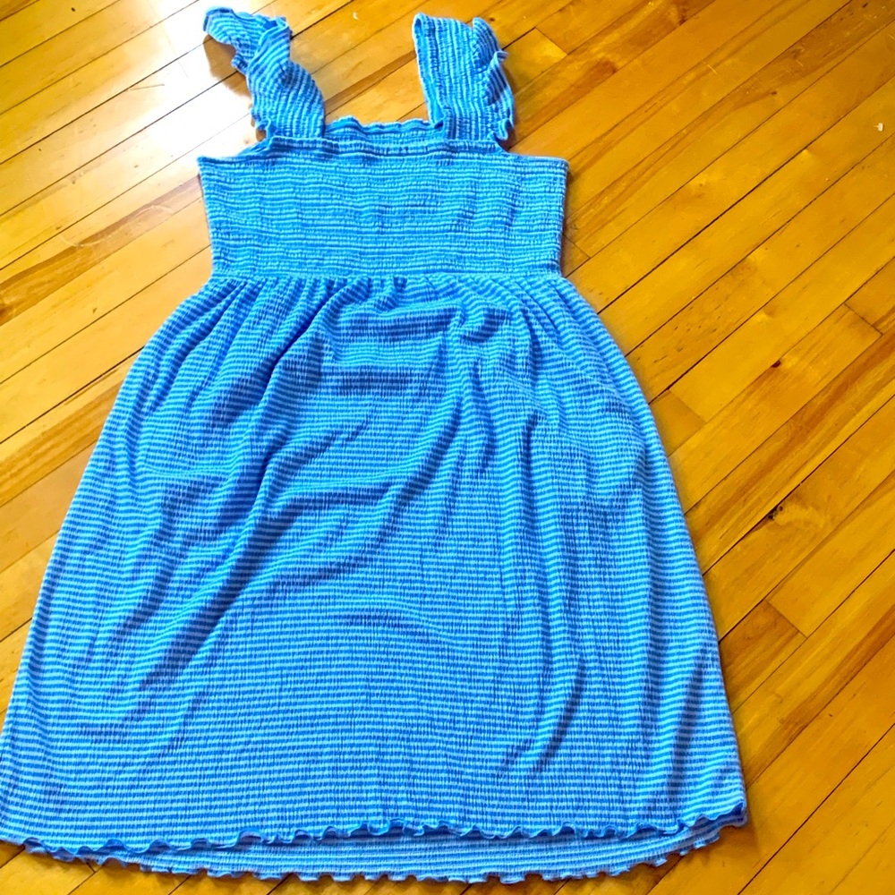 Blue Striped Dress